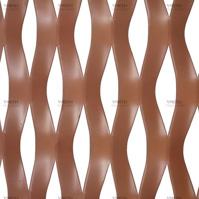 Low Carbon Expanded Metal Mesh Sheet Powder Coated For Building Decoration