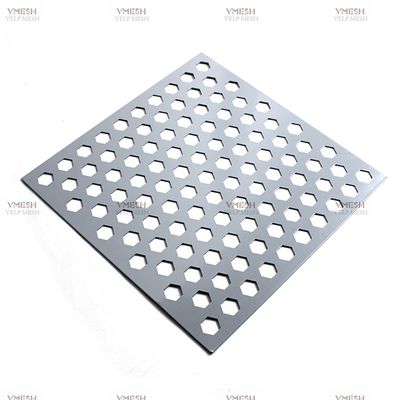 Perforated 304 Stainless Steel Metal Facade Cladding Corrosion Resistance