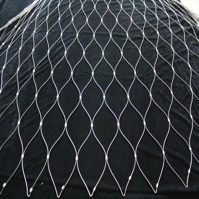 Easy Install Flexible 2mm Stainless Steel Rope Net For Zoo Animals