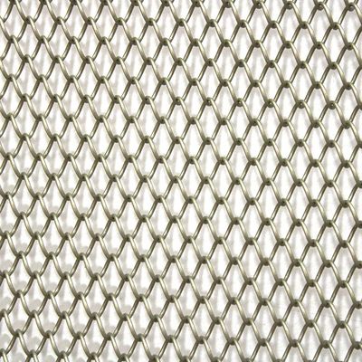 Decorative Aluminium Metal Mesh Curtain Chain Drapery Metal Coil Mesh