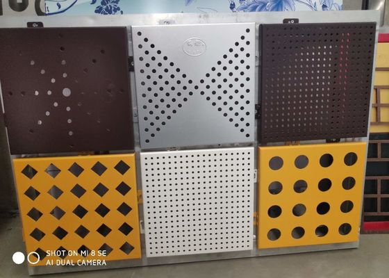Facade Curtain Wall Perforated Metal Mesh 10%-50% Open Area OEM ODM