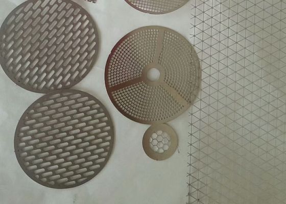SUS430 Etching Mesh Perforated Wire Mesh Filter Disc For Coffer Maker