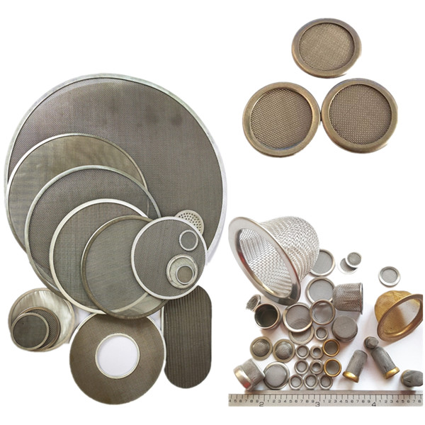 Round Hookah Bowl 0.15mm Wire Mesh Filter For Smoking Pipe