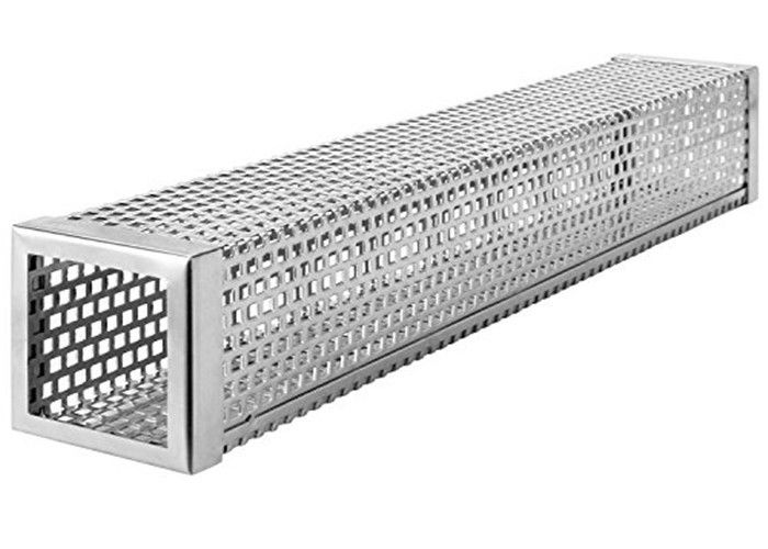 Square Hole Perforated Metal Tube , 12 Inch Expanded Metal Tube