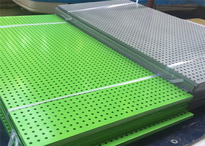 Epoxy Resin Coating Aluminium Punched Metal Screens Architecture