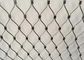 50x50mm Wire Rope Mesh Black Oxidation Knotted Decorative