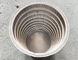 Customized Johnson Wedge Wire Screens V Shaped Wrapped Slot Pipe Filter