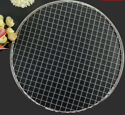 230mm Stainless Steel Mesh Bbq Barbecue Bushcraft Outdoor Camping Hiking