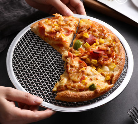 OEM Seamless Round Pizza Cooking Mesh Pizza Mesh Pan For Home Kitchen Restaurant