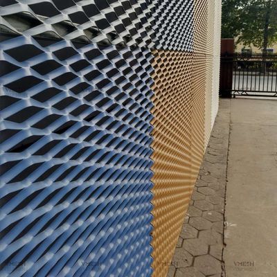 0.5-2mm Thickness Aluminum Expanded Metal Mesh For Decoration