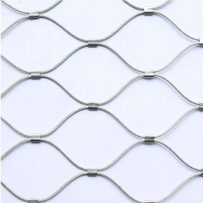 Aviary 30x30mm 304/316 Stainless Steel Rope Wire Mesh In Animal Protection