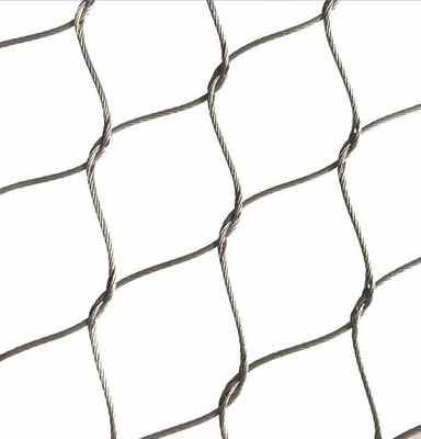 Durable Bird Aviary Flexible Stainless Steel Cable Netting 304l 50x50mm