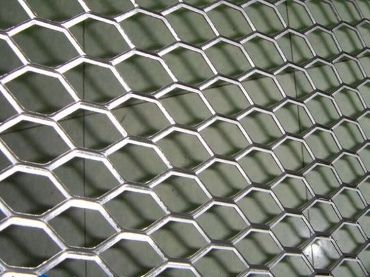 Diamond Hole Hexagon Hole Expanded Metal Mesh Grille Galvanized
