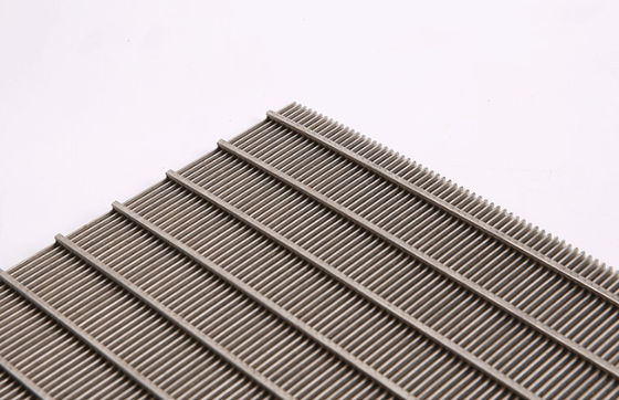 Stainless Steel Wedge Wire Screens Filters Panel Continuous Slot Opening