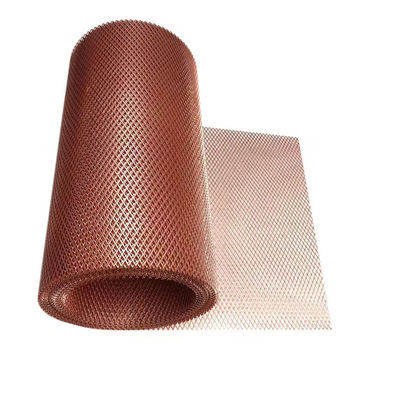 Home Appliance Battery Expanded Copper Mesh Sheet With High Electrical