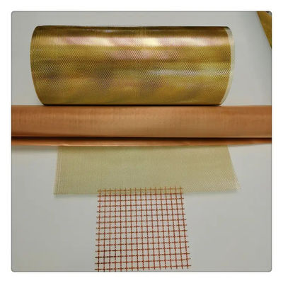 Small Opening Expanded Metal Mesh Brass For Faraday Cage