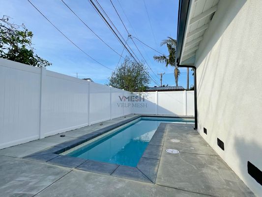 Heavy Duty 6*8 Feet Pvc Privacy Fence White Color