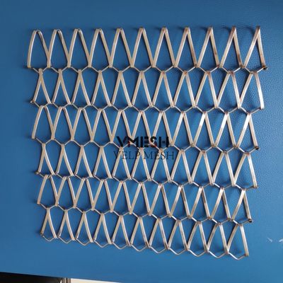 Architectural Conveyor Belt Stainless Steel 316 Woven Metal Spiral Decorative Mesh
