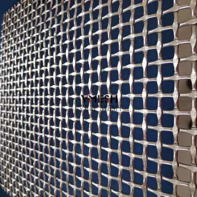 SS 304 Architectural Stainless Steel Woven Wire Metal Mesh Panel