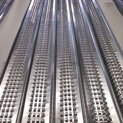Galvanized Steel High Rib Lath Formwork Concrete Construction Mesh with 0.3mm/0.35mm/0.4mm/0.5mm Thickness 2m/2.5m Length and 0.45m Width