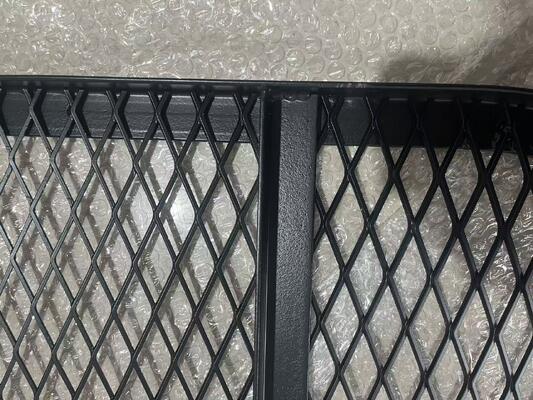 Powder Coated Black Color Expanded Metal Mesh for Outdoor Window Well Cover