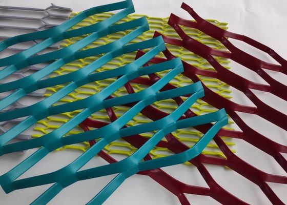 Aluminum Expanded Metal Mesh for Architectural Decoration 1x2m