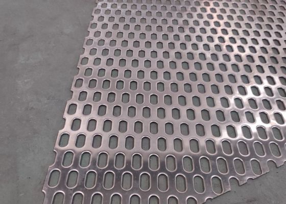 Customized Hexagonal Perforated Metal Sheet 1.2mm 1.5mm Thickness