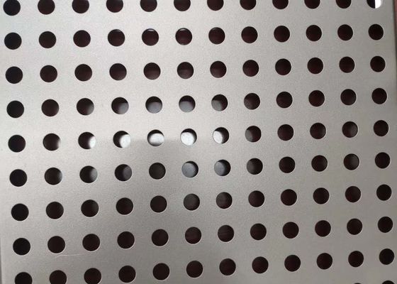 Ss304 Aluminum Round Hole Decorative Perforated Metal Sheet 4x8