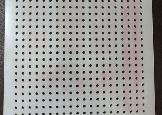 Polypropylene Plastic Perforated Sheet Plate Round Hole Punching