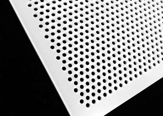 PVC Perforated Plastic Mesh Sheet Round Hole 1000*2000mm 1220*2440mm