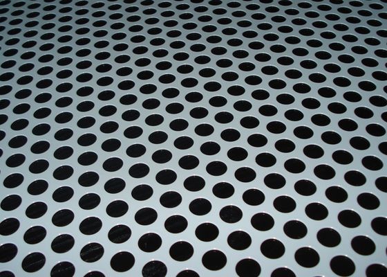 SS201 SS304 Stainless Steel 4x8 Perforated Metal Sheet 2mm Round Hole