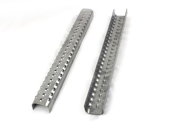 Galvanized Steel Slip Resistant Ladder Rung Covers 13-14 Gauge
