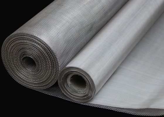 316 SS 400 Micron Stainless Steel Wire Mesh Width 0.5m 0.914m