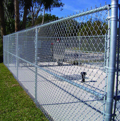 Zinc Coated 10 Gauge Chain Link Fencing 6ft 8ft 15m Roll