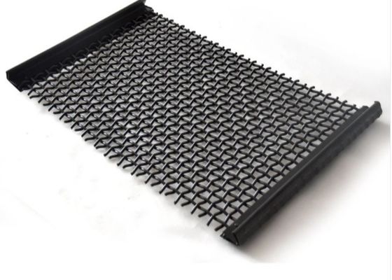 65Mn Carbon Steel Vibrating Wire Mesh Screen Plain Twill Weave For Crusher Machine