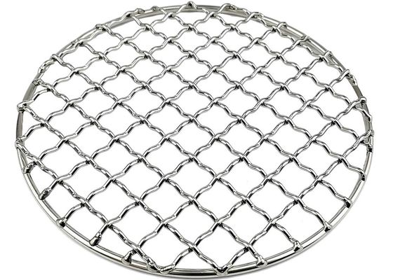 Outdoor 0.5mm-2.0mm Wire Stainless Steel Grill Mesh For BBQ