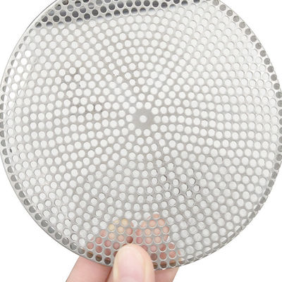 Small Hole Customized 2.03mm Perforated Metal Mesh Expanded For Speaker Grill