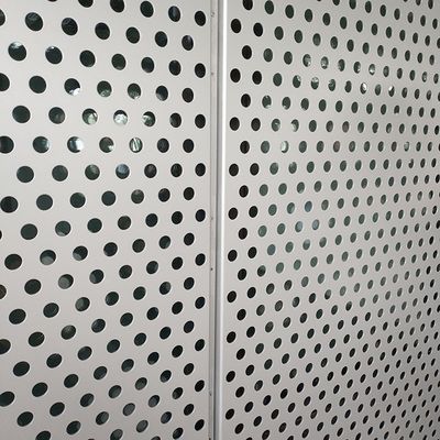 20 Gauge Decorative Round Hole Perforated Metal Mesh Sheet For Balcony