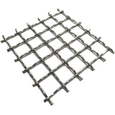 Plain Weave Lock Crimp Wire Mesh 430 Stainless Steel Woven Metal Decorative