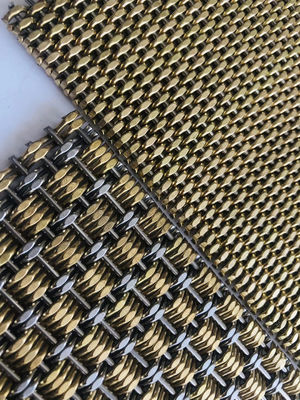 Stainless Steel Decorative 1mm Architectural Metal Mesh Screen Woven Wire
