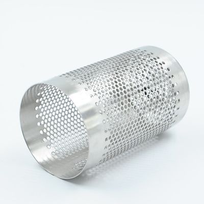 Stainless Steel 304 316l Wire Mesh Filter Tube Perforated Punching
