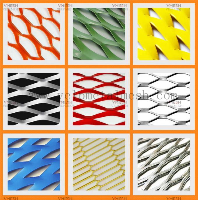 Custom Aluminum Expanded Metal Mesh Suspended Ceiling Panels
