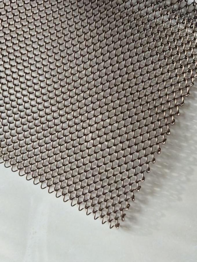 Aluminum Chain Link Mesh Curtain - Custom Room Divider & Decor