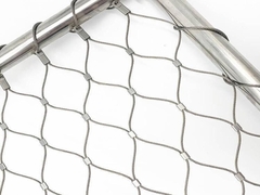 Durable Knotted Stainless Steel Wire Rope Mesh 1mm-3mm