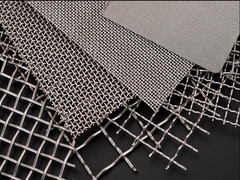Stainless steel crimped woven wire mesh