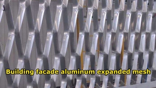 What is the surface treatment of aluminum expanded metal mesh ?