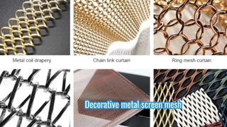 What is the decorative mesh screen included ? 