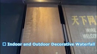 Hanging Wedding Water Curtain Indoor Waterfall Screen Fountain Partition Decoration