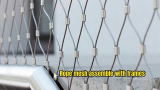 stainless steel rope mesh for architectural, industrial, and wholesale product reference.