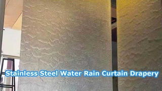Waterfall Cascade Mesh for Hotel & Shopping Mall Decoration
